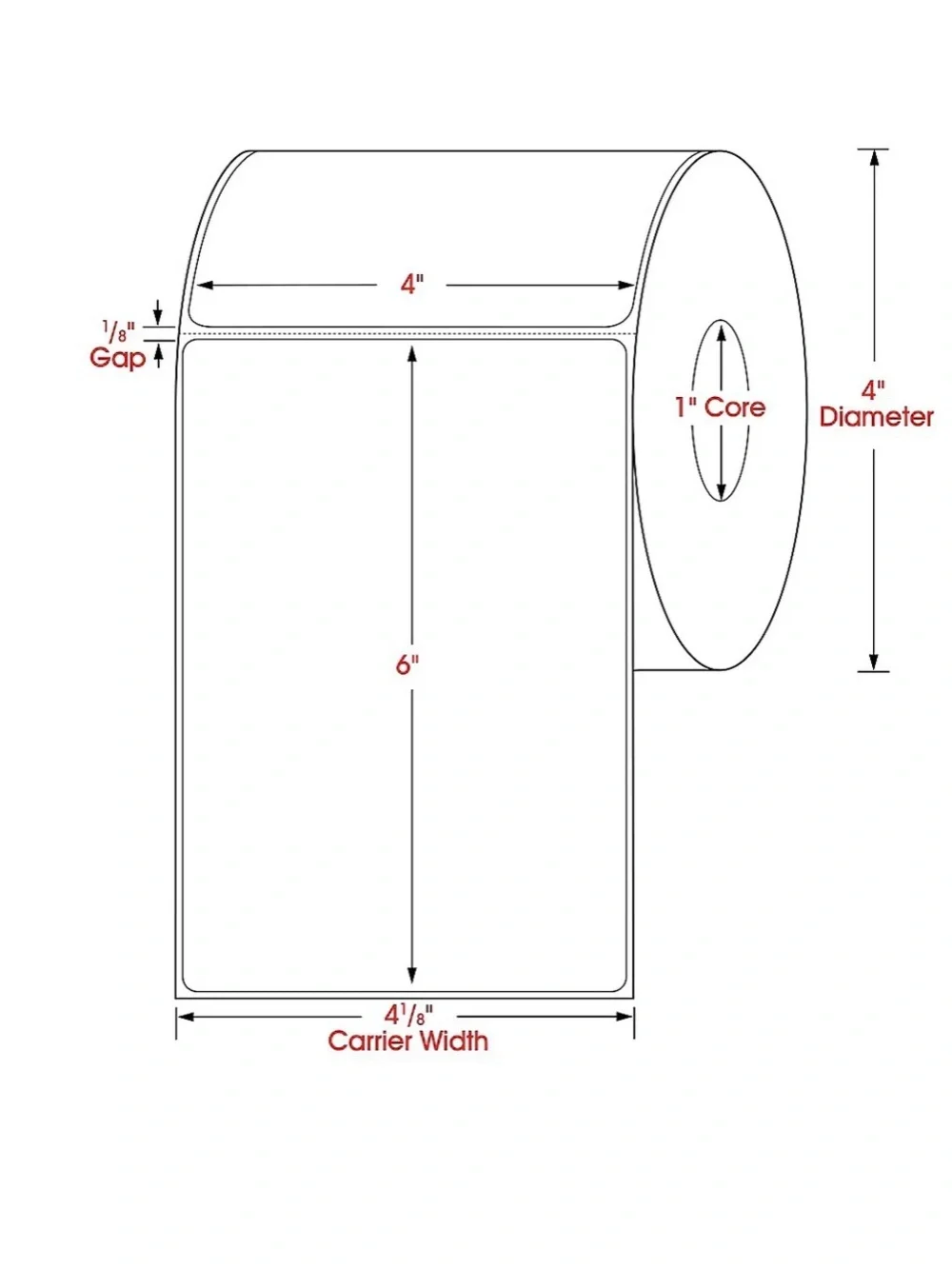2 Rolls | Direct Thermal Shipping Labels | 4x6 250 Labels/Roll